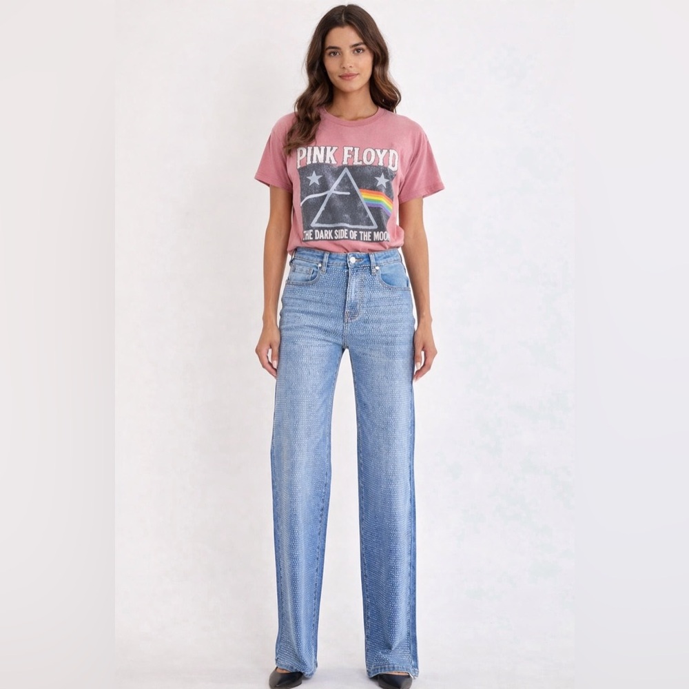Rue - Bling Out High Rise Stretch Straight Leg Denim